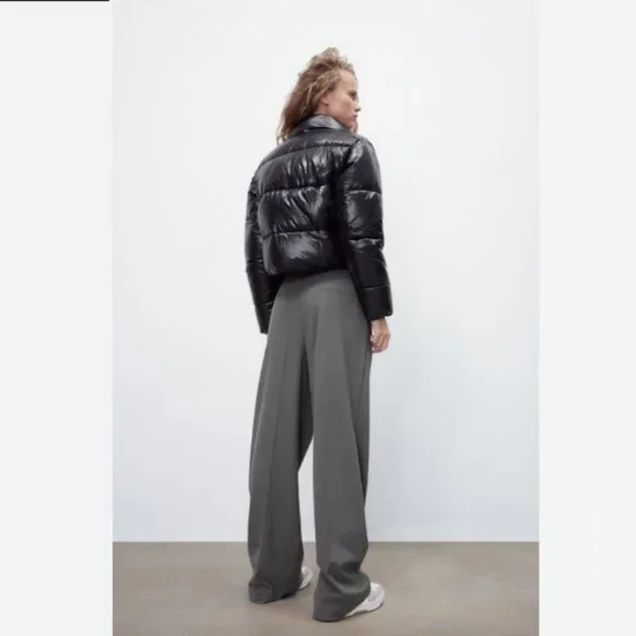 Zara Black Water Repellent Puffer Jacket Sz S, M NWT - Picture 6 of 10